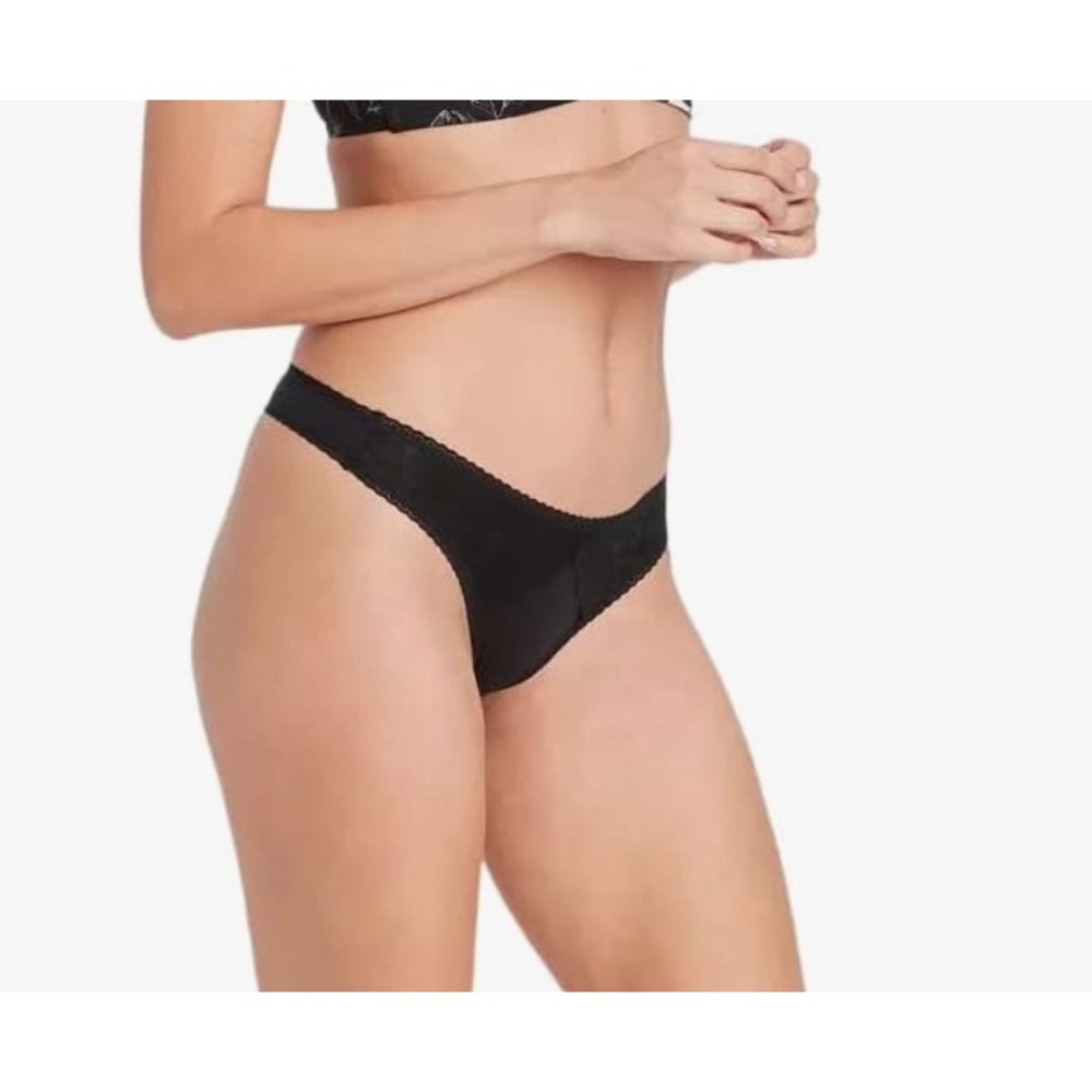 Auden Women's Micro Thong -‎ Size XL Black - In Bag. - Picture 3 of 9